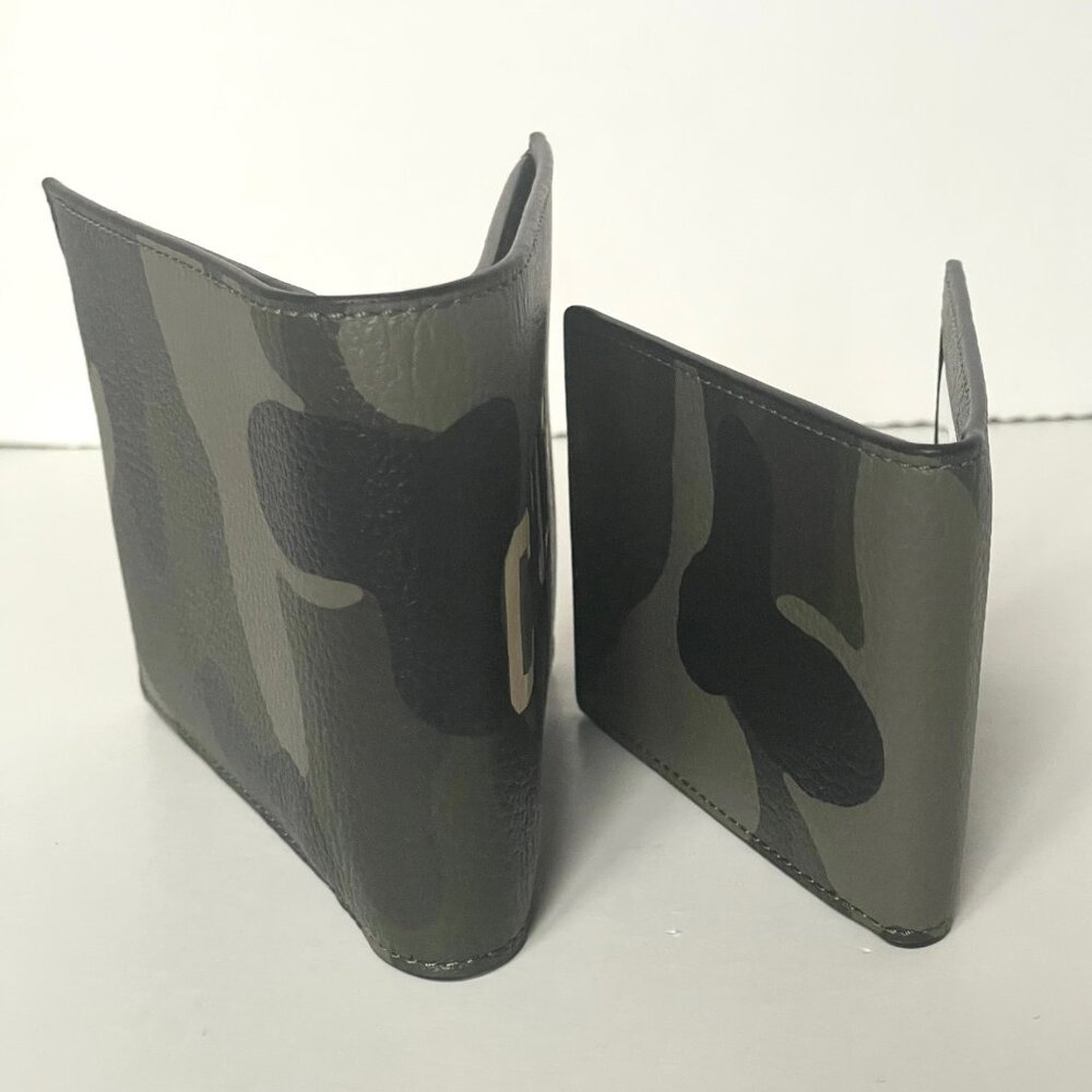 Coach Mens Camo Signature Canvas ID Bifold Wallet 3-in-1 - Picture 10 of 10